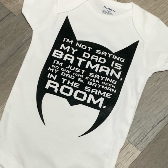 Custom Made Batman Onesie - Picture 2 of 2